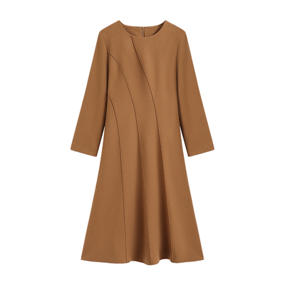 【南油虹姐】秋冬收腰显瘦连衣裙气质轻奢裙子3105