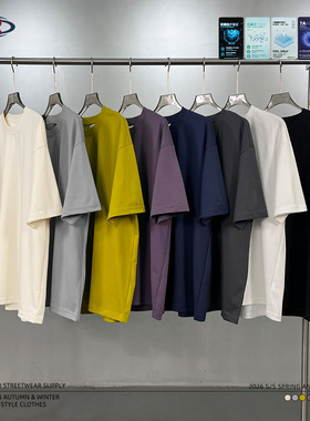 ARTIE男装丨2026春夏新品245g速干运动蜂窝网孔基础款短袖T恤男