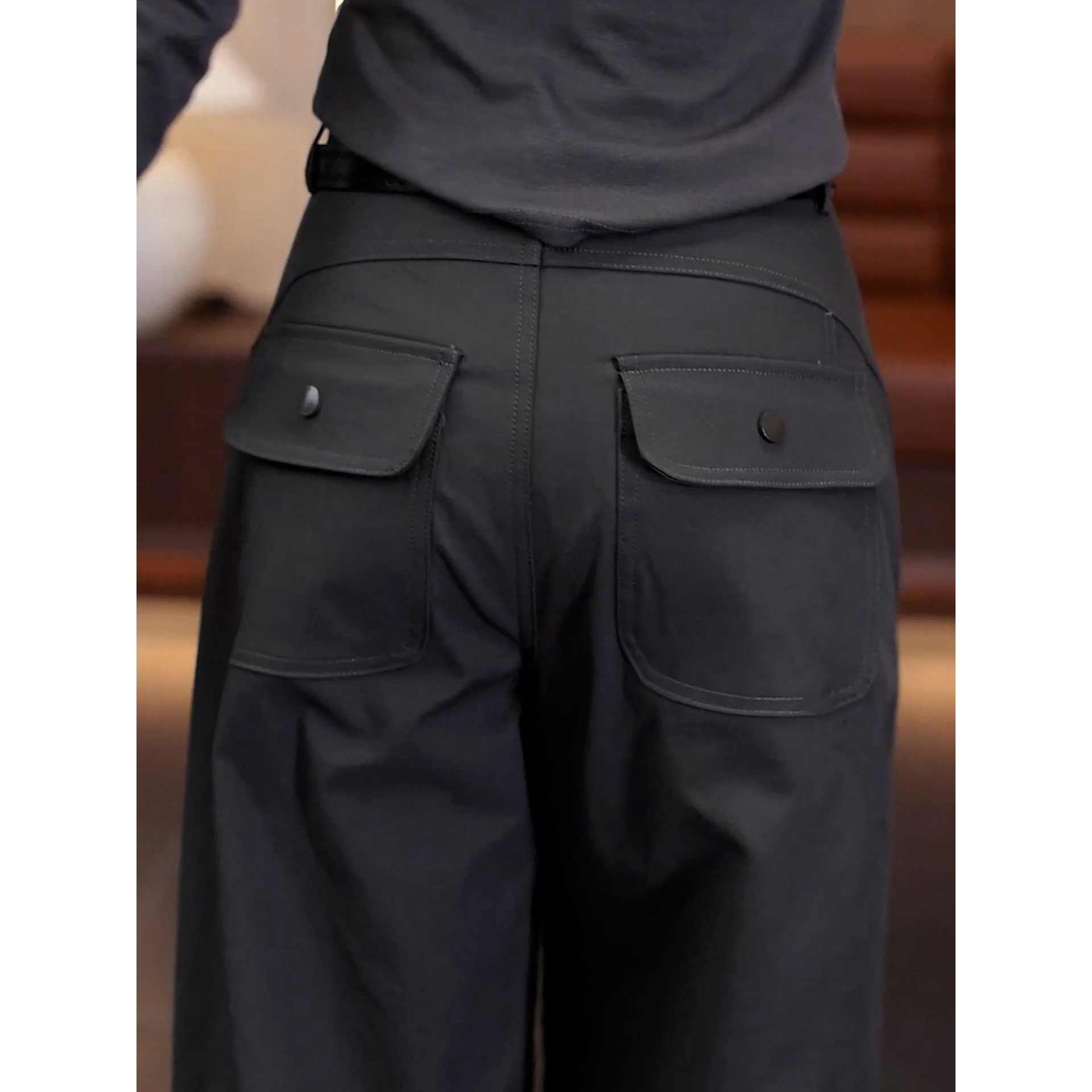 灰色阔腿工装裤女款2025新款春秋休闲裤子女士宽松显瘦弯刀运动裤,女装/女士精品,大码裤装,淘宝优惠券,粉丝福利购,淘宝优惠卷