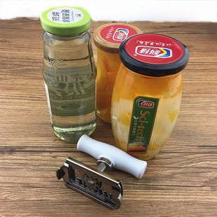 开盖器旋盖器玻璃罐头拧开神器开老干妈工具开瓶起子齿轮借力开罐