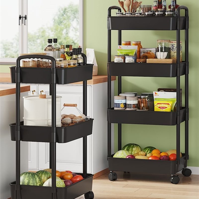 美容院专用小推车美容车三层理发店美发美甲手推工具车收纳置物架