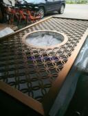 不锈钢 镂空 屏风 隔断 折边加工定做 栏杆 大功率激光金属雕刻