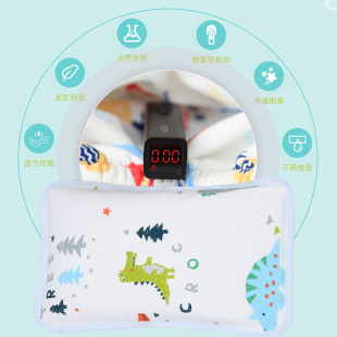 25×40全棉无荧光剂卡通吸汗透气儿童3050 婴儿枕套单人一只装