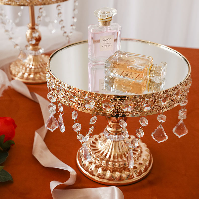 铁艺轻奢高脚托盘欧式下午茶歇甜品台点心架金属样板间展示架摆件,餐饮具,果盆/果盘/果篮,淘宝优惠券,粉丝福利购,淘宝优惠卷