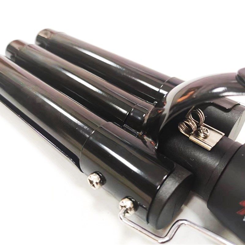 深美拓美达水波纹大波浪卷发棒蛋卷头三管棒蛋糕卷烫发器陶瓷809