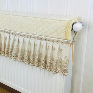 暖气片罩定制布艺防尘罩暖气片罩子蕾丝罩子加厚面料手工定制防尘