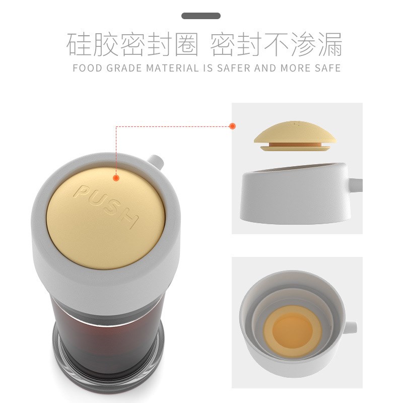 日式酱油瓶醋瓶油瓶套装家用厨房油壶防漏调味塑料商用小号喷油瓶