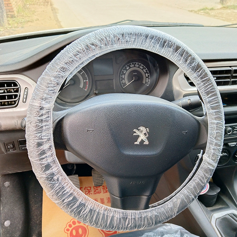 汽车一次性座套脚垫方向盘套三件套 维修美容汽修4S店保养专用