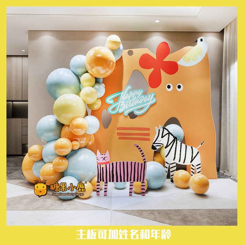 男孩儿童生日布置装饰场景宝宝周岁百日宴kt板动物园背景板迎宾牌,节庆用品/礼品,节日装扮用品,淘宝优惠券,粉丝福利购,淘宝优惠卷