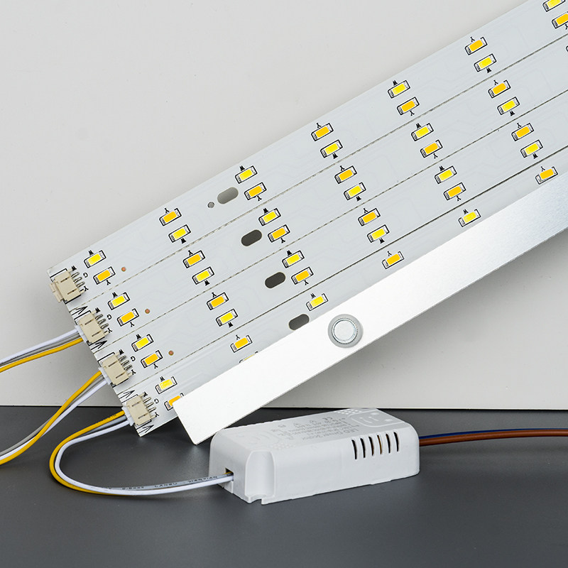 长方形LED客厅卧室吸顶灯条改造灯板长条灯芯双色三色调光带驱动,家装灯饰光源,LED球泡灯,淘宝优惠券,粉丝福利购,淘宝优惠卷