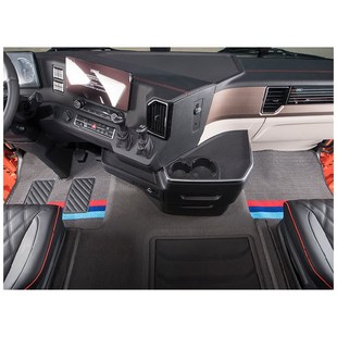 大货车专用脚垫德龙M3000S/x3000汕德卡G7S/C9H丝圈耐磨装饰地垫