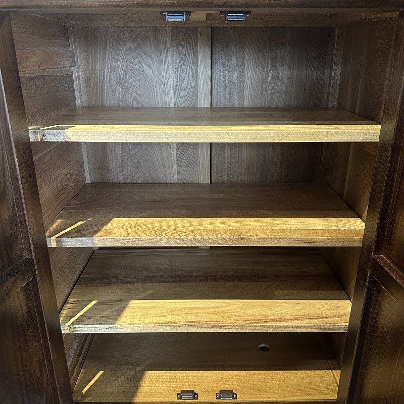 义仁阁新中式纯全实木鞋柜入户门口家用玄关柜大容量鞋橱收纳柜