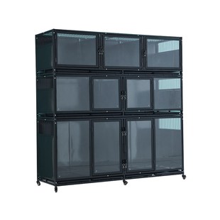 宠物店寄养笼住院笼狗笼子母笼猫狗通用笼猫笼狗笼钢化玻璃展示笼