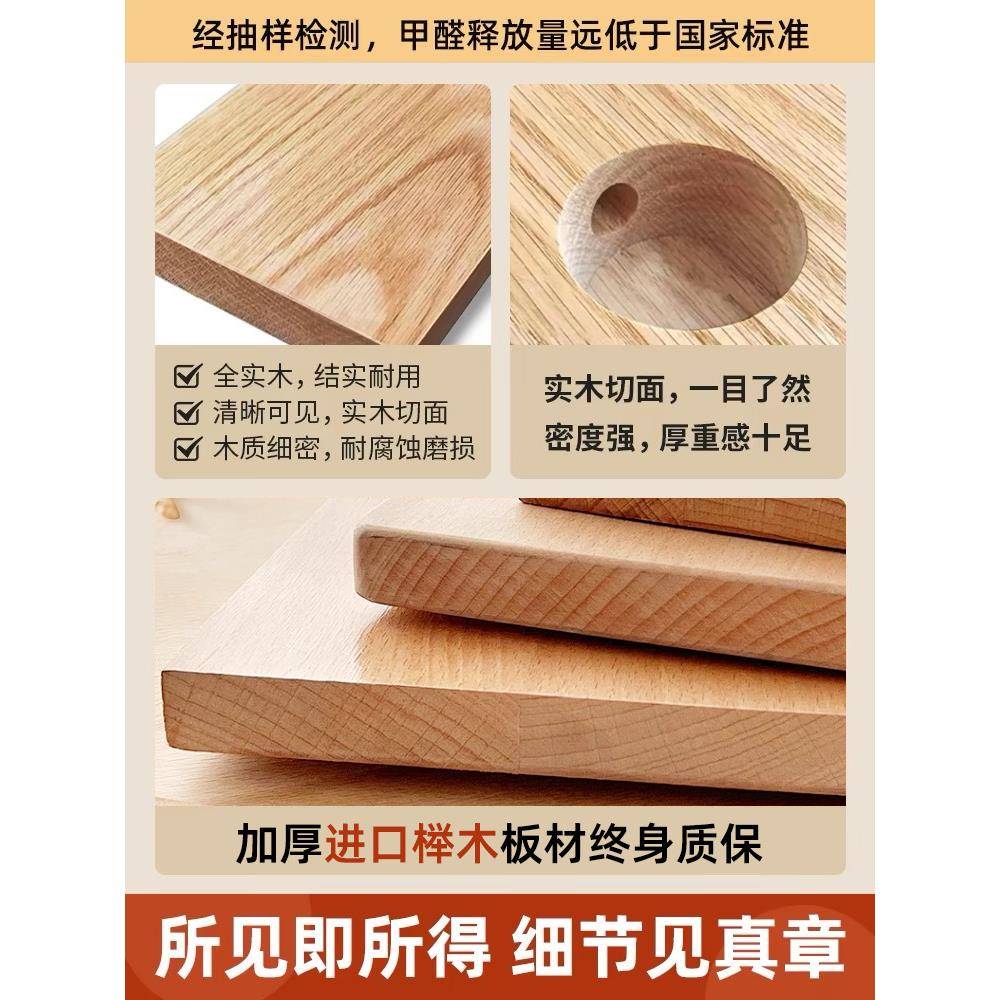 床全实木轻奢榉单现代米简约.主卧双人床榉木清漆木高端大气.小户