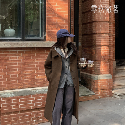 09women韩国大码秋冬羊毛大衣