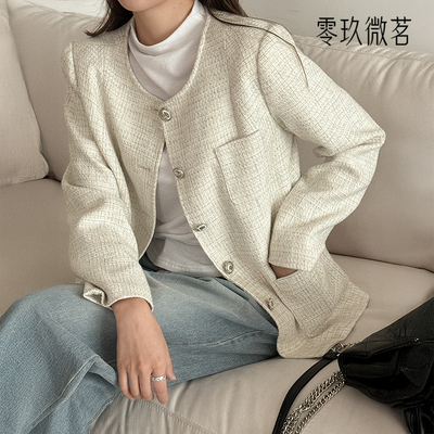 09women大码粗花呢小香风外套