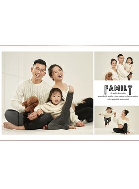 全家福相框照片放大挂墙洗相片打印定制diy加做成九宫格照片墙