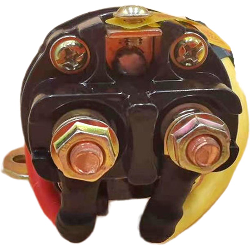 汽车大功率纯铜12V减速马达起动继电器24V货车直流电磁启动150A安