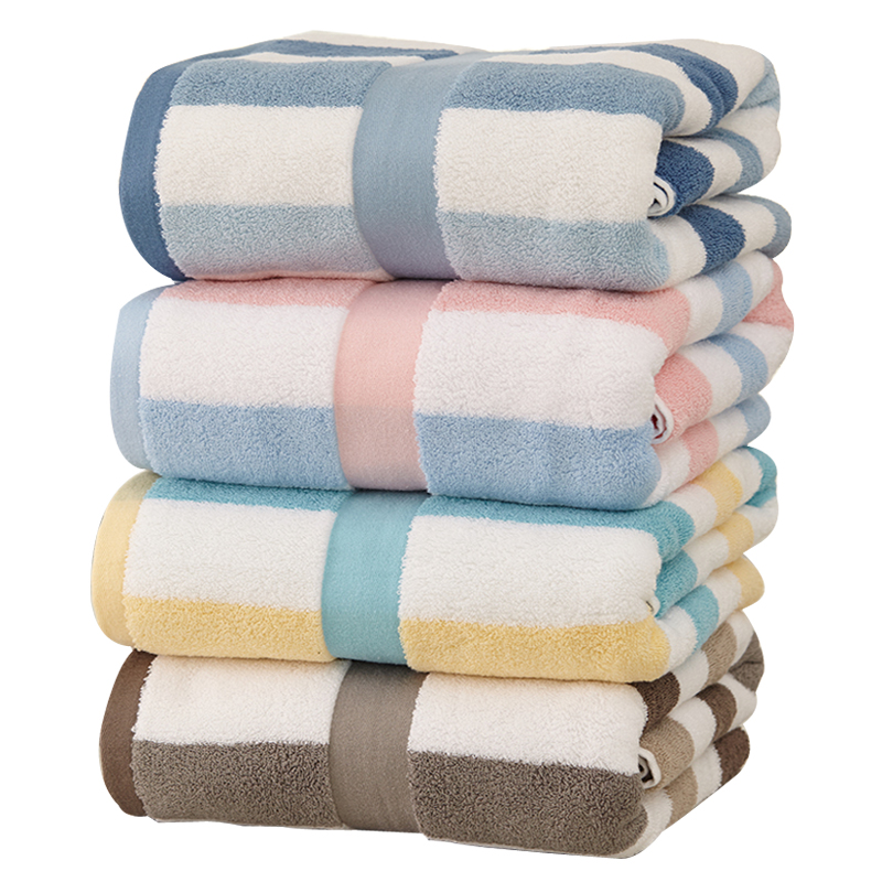 180x90cm纯棉成人男女家用加厚全棉浴巾超大号毛巾被柔软吸水浴巾
