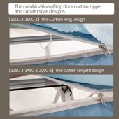 简易拼接布衣柜带轮子可移动钢管加粗加固加厚牛津布全封闭拉链款