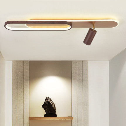 客厅射灯 led天花灯明装轨道筒灯无主灯商用照明简约衣帽间吸顶灯