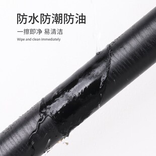 黑色贴纸自粘墙纸即时贴木纹哑光柜子柜门改色贴膜高级感家具翻新