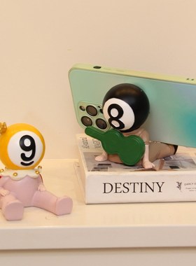 台球室桌球俱乐靠杆器摆件台球桌配件球杆收纳器收纳放杆生日礼物