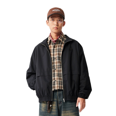 LI-NING防泼水复古翻领夹克