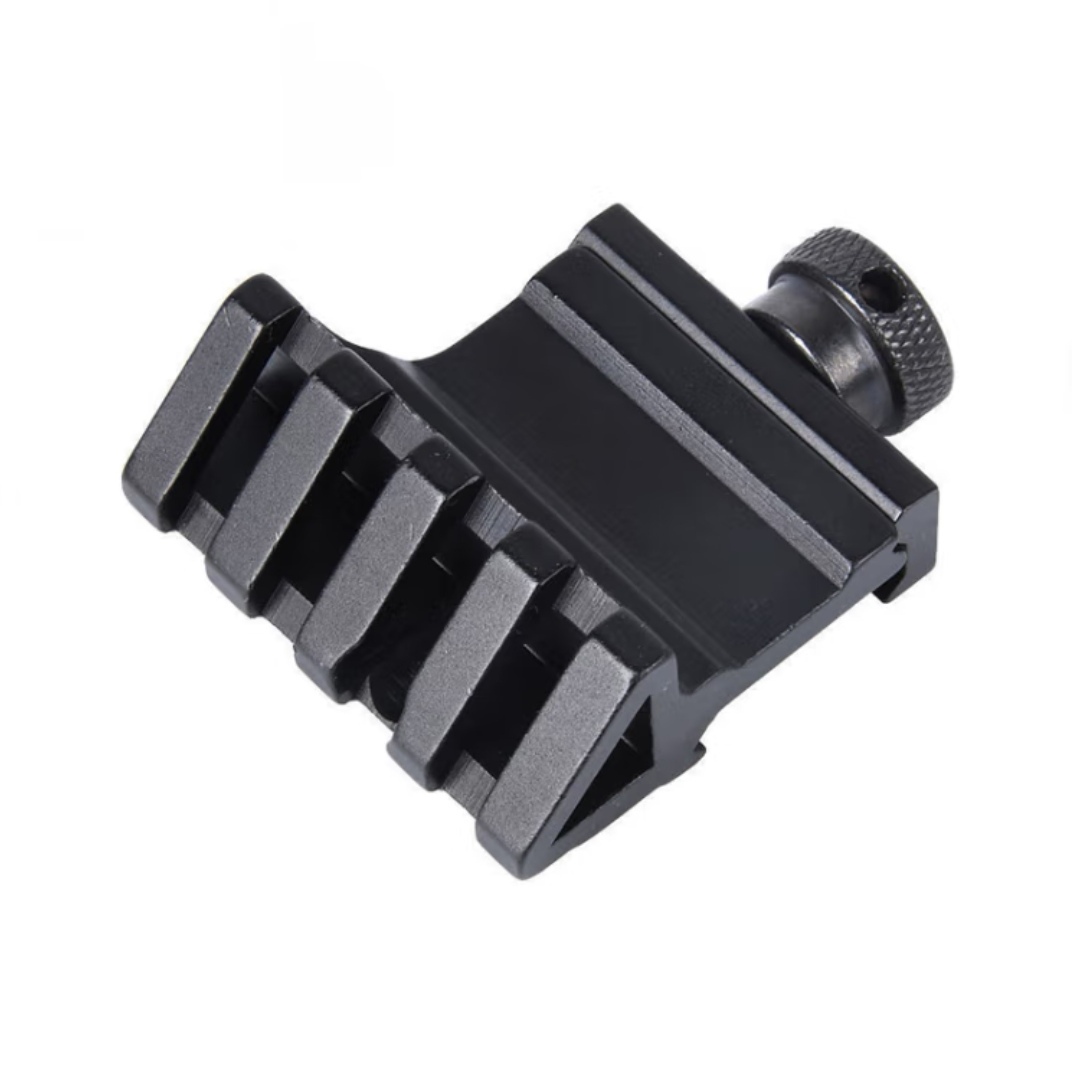 20MM导轨45度单边手电筒HK416斜侧底座玩具侧轨皮夹具鱼骨配件