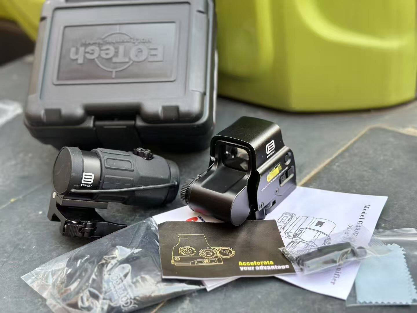 558+G45套装组合高抗震红点全息增倍望远镜模型弹弓器具玩具备件