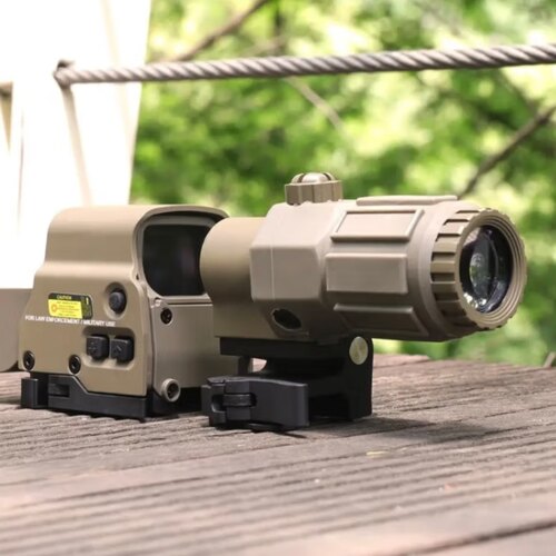 558+g33组合全息高倍抗震3倍镜望远镜摆件模型挂墙弹弓玩具配件