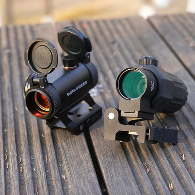 沼泽鹿金属全息红点TA-3G33侧翻模型20MM快拆固定3倍放大模型弹弓