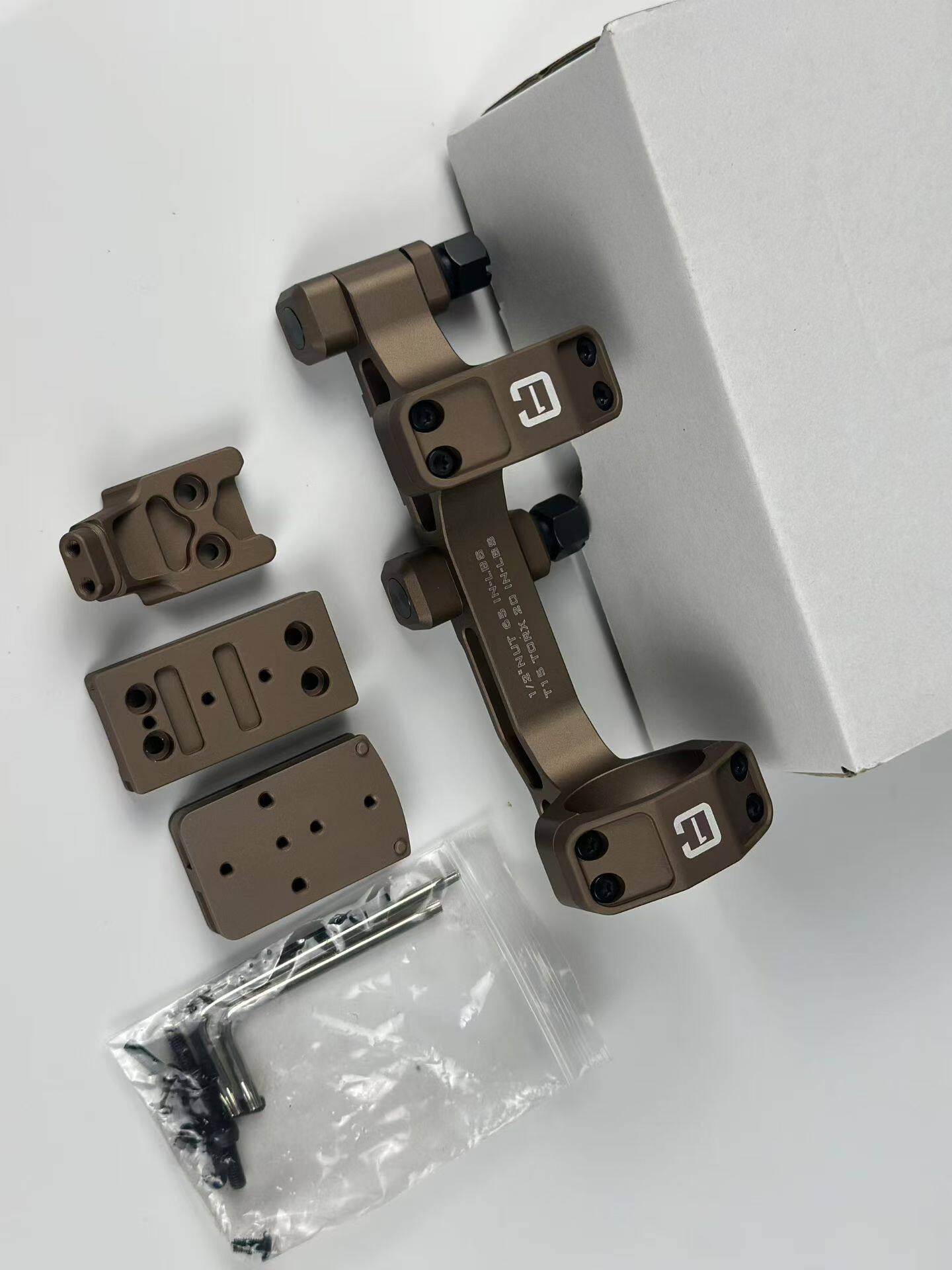 BOC铝合金金属镜桥 30MM管径 BOC支架玩具配件