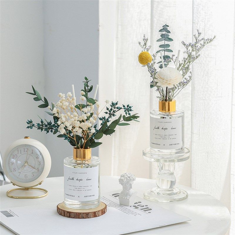 速发干花花束无火摆薰精油家用风摆件装饰空气清新剂卧室香设除味,家居饰品,香薰摆件,淘宝优惠券,粉丝福利购,淘宝优惠卷