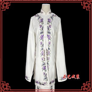 速发戏曲青衣白蛇服装 戏桥京剧精品仿手绣断白剧素贞花旦演出服白