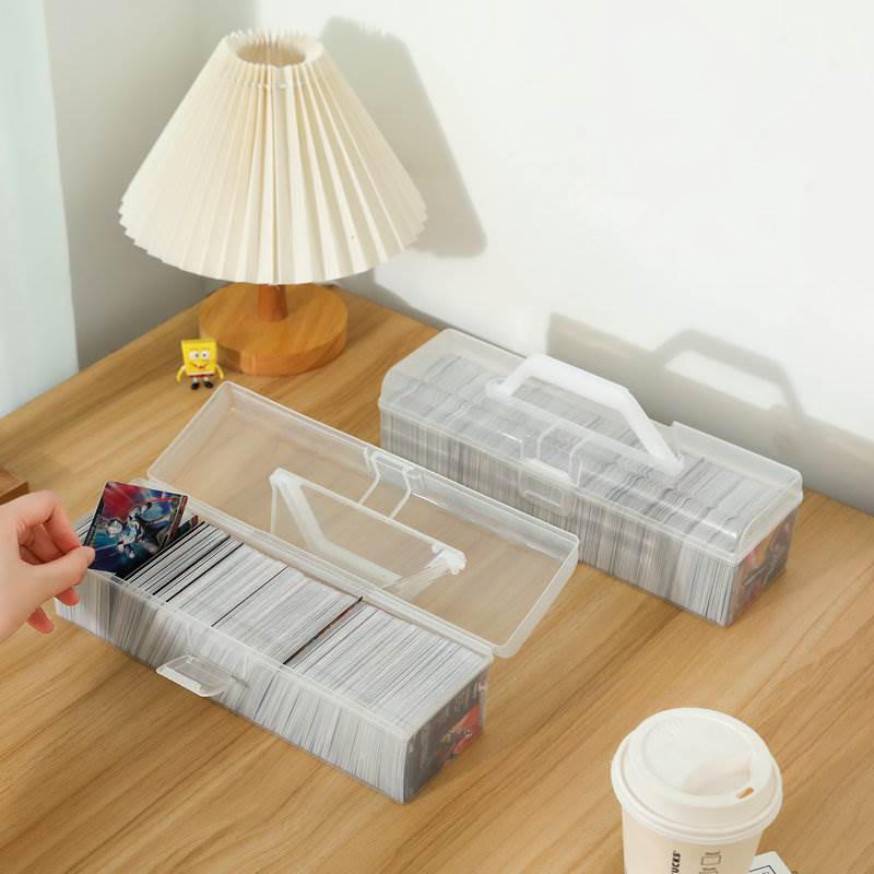 速发可等式整理箱盒容量透明卡牌收纳大适合携规格的卡片