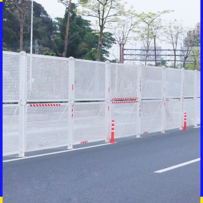 速发抗风全孔围挡地政施工防风工地围挡安冲防撞隔离围蔽沿海市区