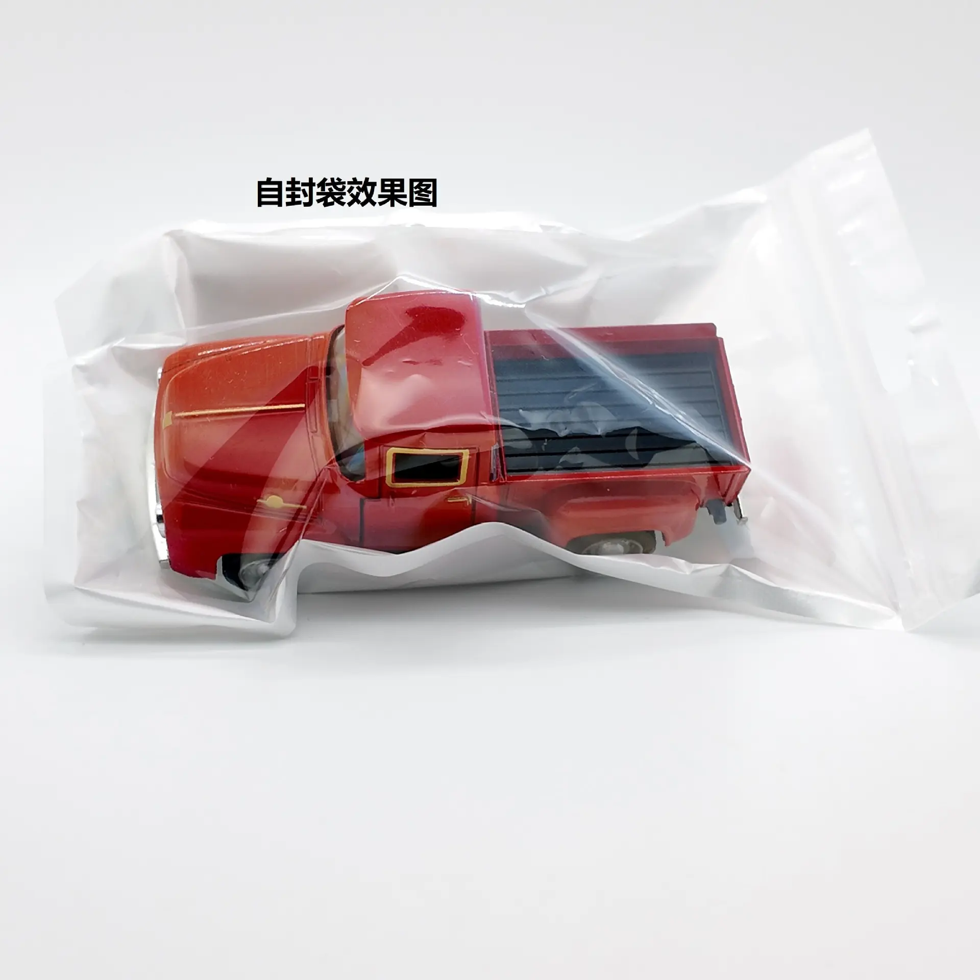 儿童合金小卡车模型回力双开门小红去送货绘本拓展同款玩具车益智