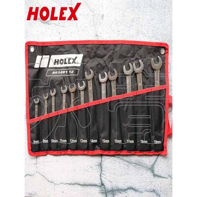德国霍夫曼Holex开梅花棘轮扳手套装8件套装12件套装公制