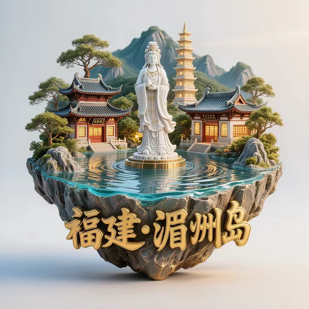 福建湄洲岛景点旅游文创品冰箱贴
