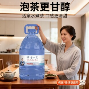 6.5L自然涌泉饮用水营养丰富家用煮饭泡茶 水18 青藏高原桶装