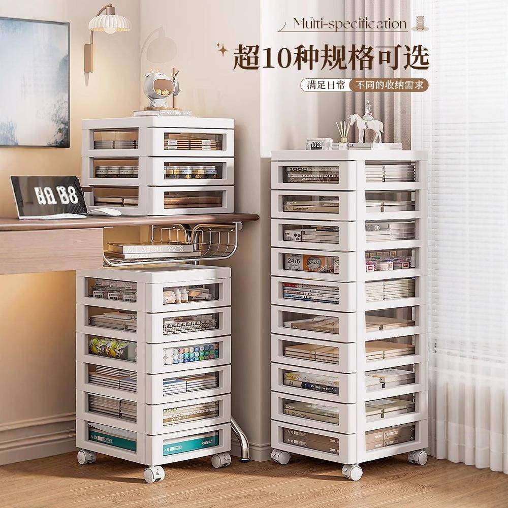 办公室资料整列分类收纳柜A4文件柜办公用品桌下抽屉式收纳移动柜