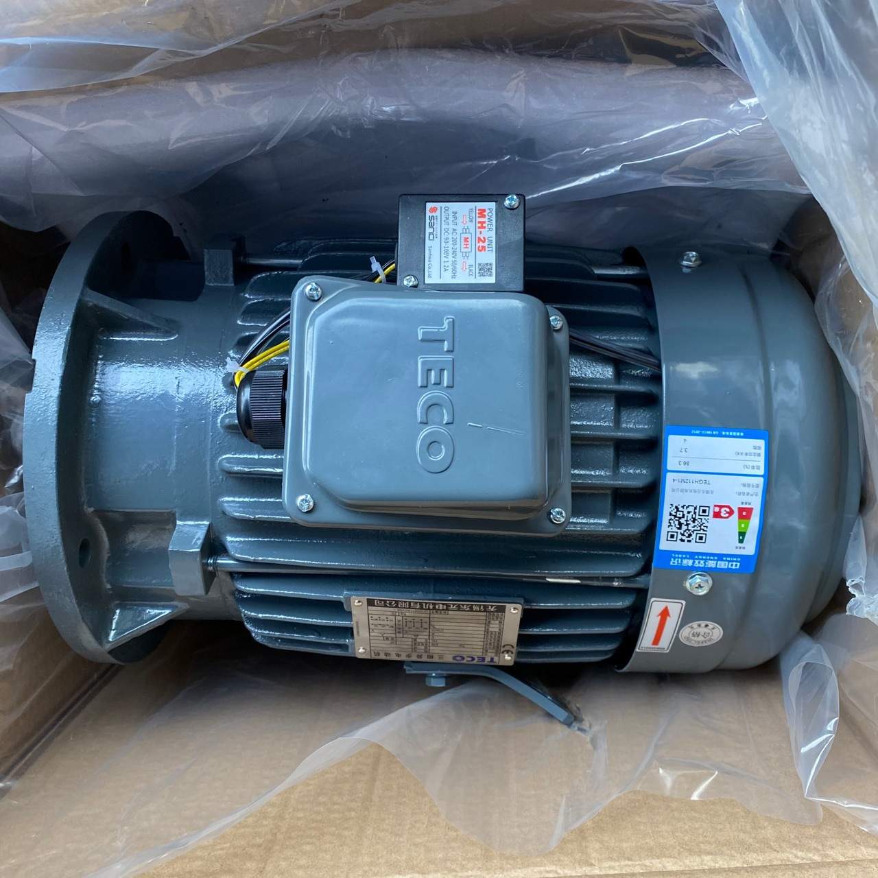 TECO东元电机TEGH112M1-4 3.7KW 4P AEVF2N