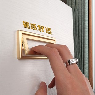 速发免暗孔拉扣衣柜抽屉拉手立柜柜门平把手橱柜明装 榻榻米打拉手