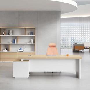 简约经现代大班台老板工流星橡木作桌 办公组家具理总合裁办公桌