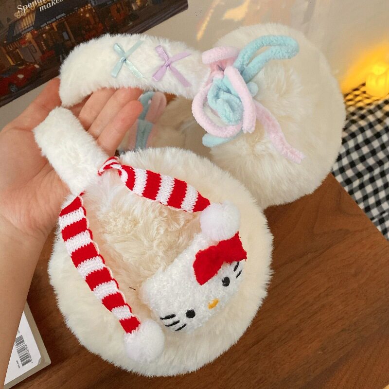 辣妹豹纹猫咪耳罩女冬季耳朵保暖骑行防冻防风耳暖护耳捂耳包耳帽