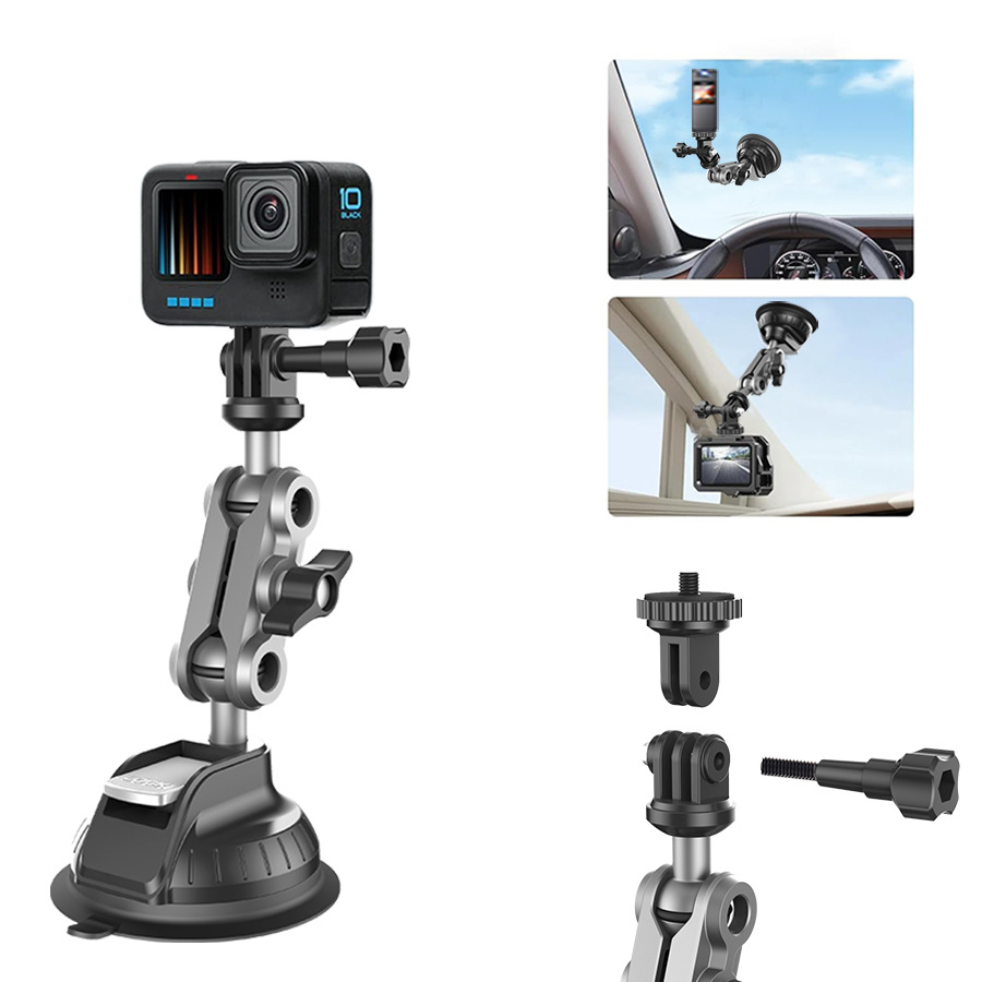 汽车载吸盘支架360one全景运动相机车载固定底座insta360配件
