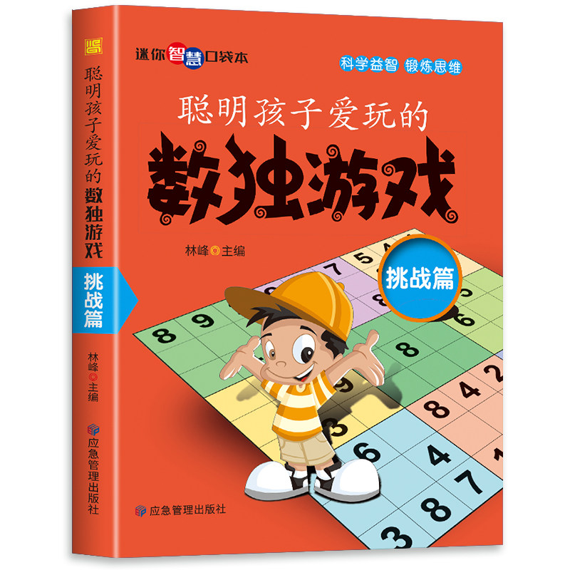 正版 聪明孩子爱玩的数独游戏挑战篇 小学生数学游戏益智开发智慧