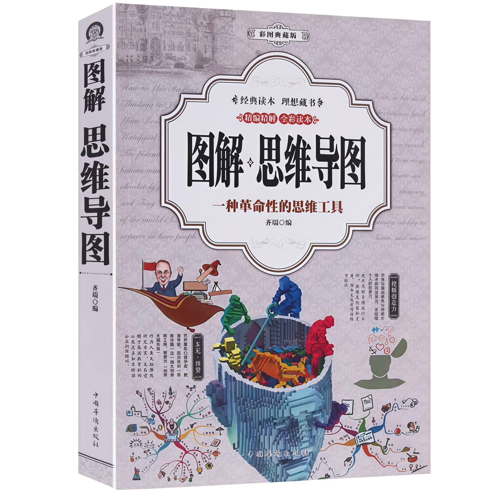 图解思维导图 脑力提高训练快速记忆逻辑思维思维三方面提高脑力
