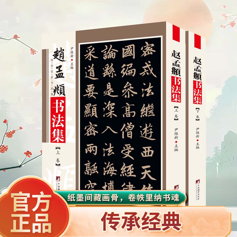 赵孟頫行书字帖 书法初学入门教程 精选书法练字帖 名人字帖